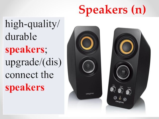 Speakers (n)