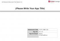UX Scenario Document File Version 4.3 (Please Write Your App Title)