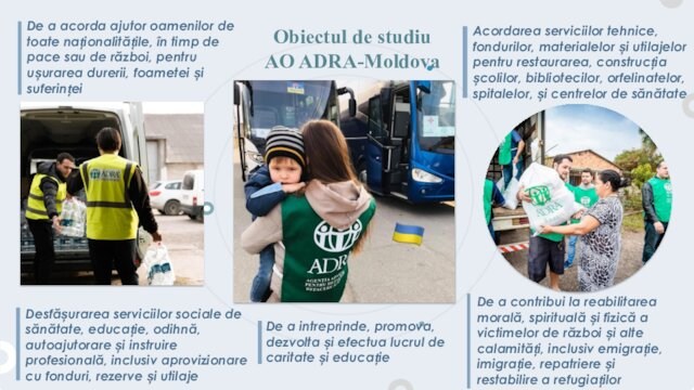 Obiectul de studiu AO ADRA-Moldova