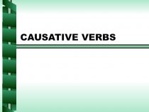 Causative verbs