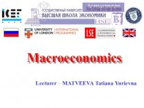 Introduction to macroeconomics (Lecture 1)