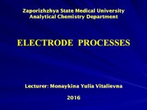 Electrode processes