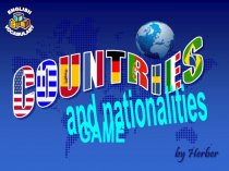 Countries and nationalities game
