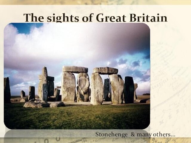 The sights of Great Britain          Big