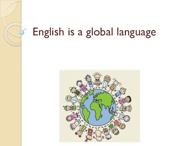 English is a global language