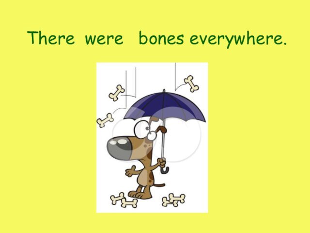 Therebones everywhere.were
