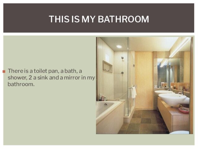 There is a toilet pan, a bath, a shower, 2 a sink