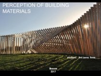Perception of building materials