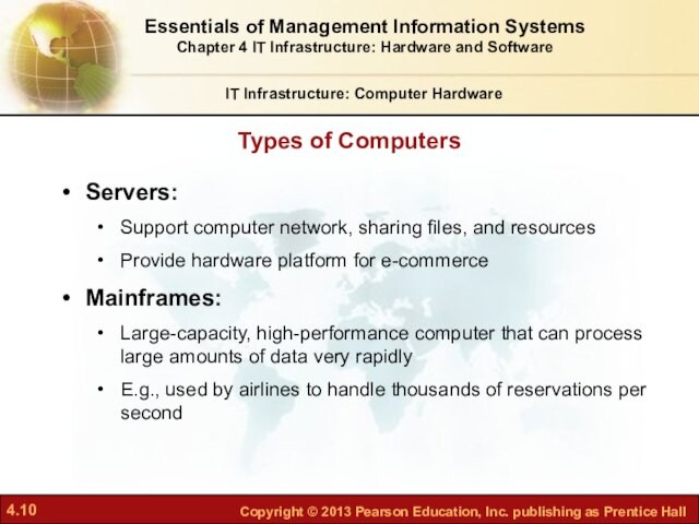 high-performance computer that can process large amounts of data very rapidlyE.g., used by airlines to