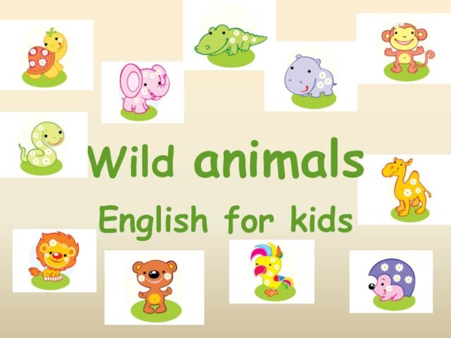 English for kidsWild