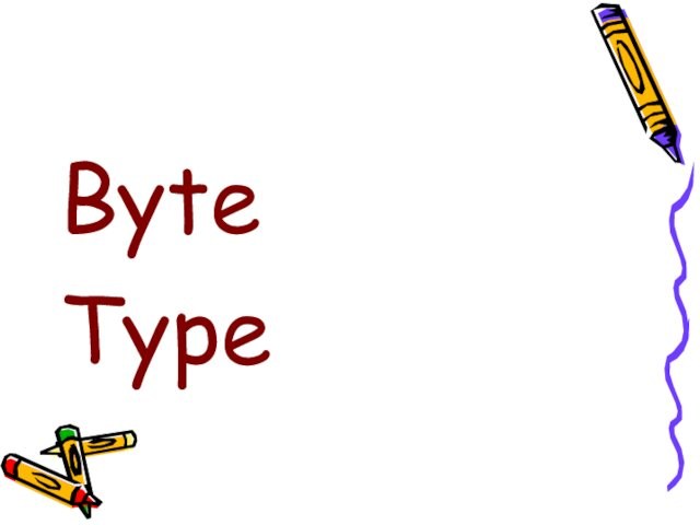 Byte   Type