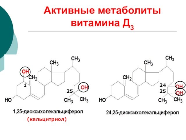 Активные метаболиты витамина Д3(кальцитриол)1242525