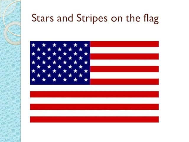 Stars and Stripes оn the flag