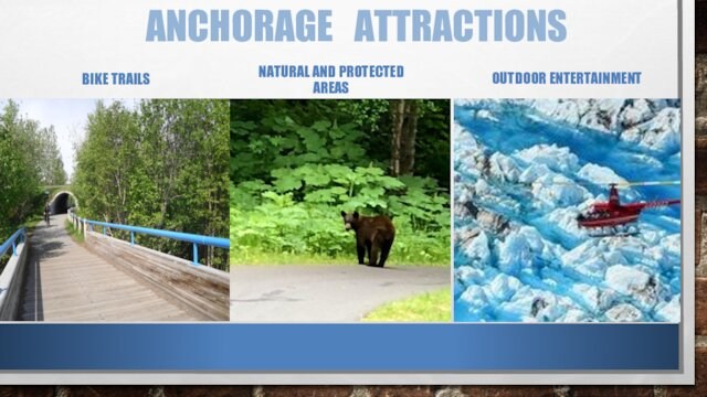 ANCHORAGE  ATTRACTIONSBIKE TRAILSNATURAL AND PROTECTED AREASOUTDOOR ENTERTAINMENT