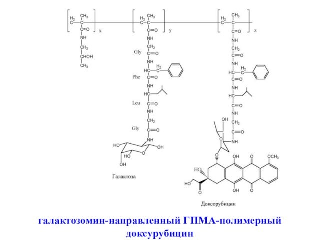 галактозомин-направленный ГПМА-полимерный доксурубицин
