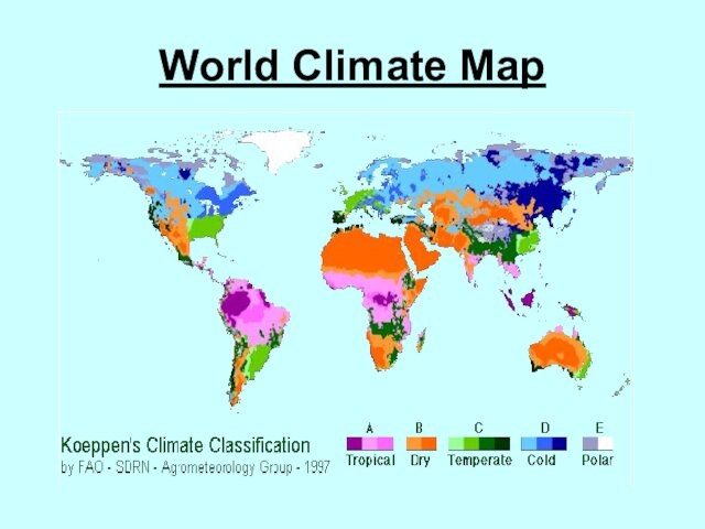 World Climate Map
