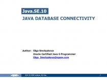 Java database connectivity (JDBC)