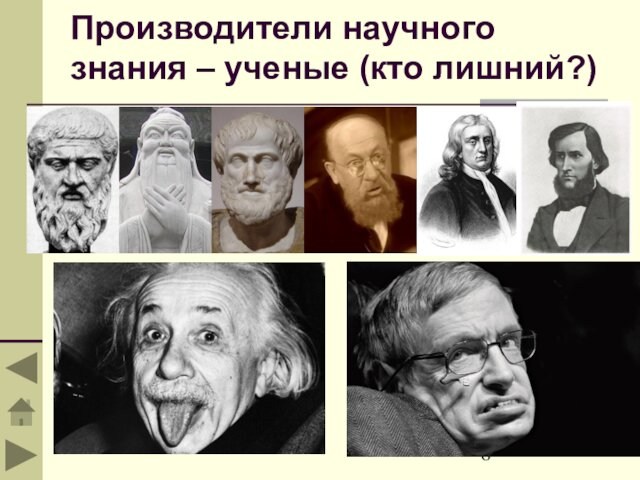 Производители научного знания – ученые (кто лишний?)