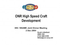 ONR High Speed Craft Development