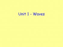Physics basics (Unit 1)