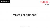 Mixed conditionals