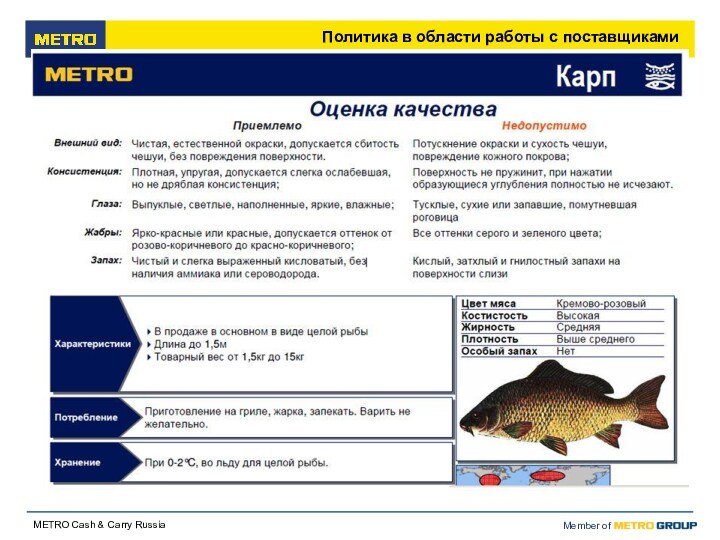 Политика в области работы с поставщиками