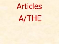 Articles A/THE