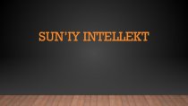 Sun’iy intellekt