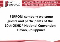 Ferroni company. Production entrance doors