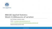 Measures of variation. Week 4 (1)