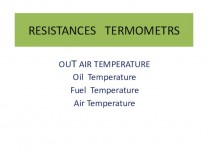 Resistances termometrs