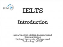 IELTS Introduction. Stands for an International English Language Testing System