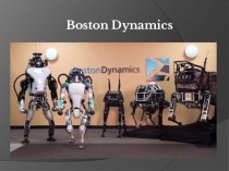 Boston dynamics. Robots