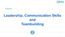 Leadership, communication skills and teambuilding