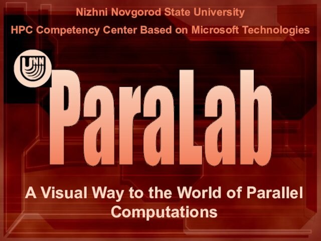ParaLab. A Visual Way to the World of Parallel Computations