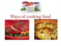 Ways of cooking food
