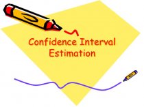 Confidence interval estimation