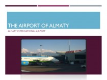 The airport of Almaty