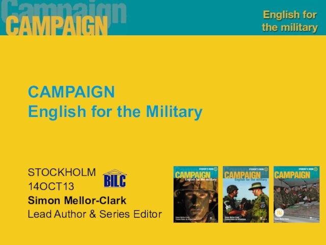 CAMPAIGN. English for the Military