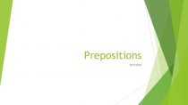 Prepositions Review (intermediate)