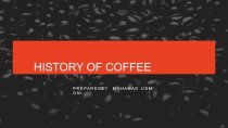 History of coffee