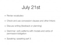 Grammar: verb patterns with modals and verbs of permission/obligation