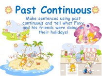 Make sentences using past continuous