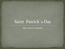 Saint Patrick`s Day