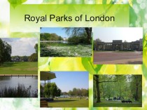 Royal parks of London