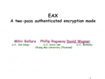 A two-pass authenticated encryption mode