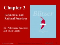 Chapter 3. Polynomial and Rational Functions. 3.2 Polynomial Functions and Their Graphs