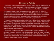 Cinema in Britain