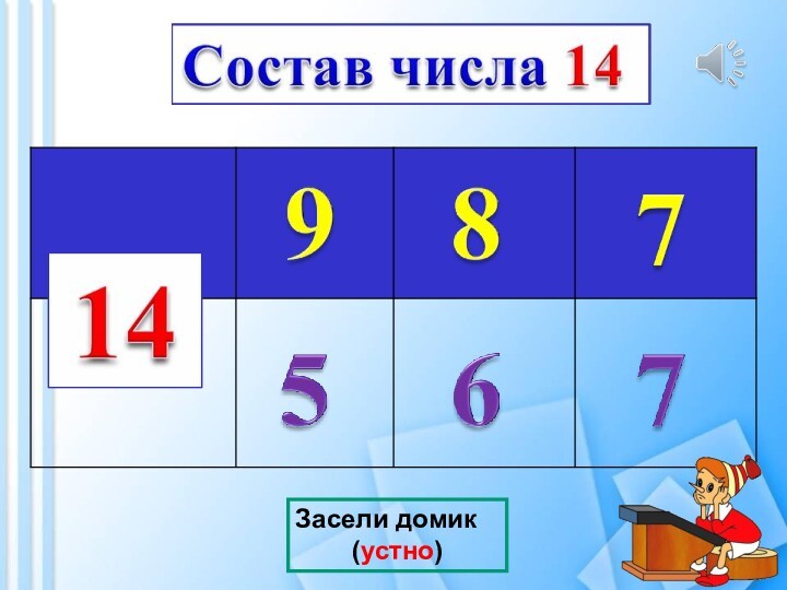 Разность 14 и 5