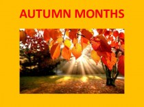 Autumn months